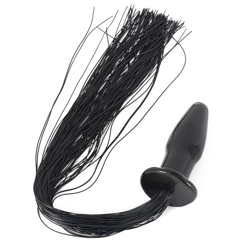 Erotik Analplug mit Long Pony Tail Verworrene Pferd Pferdeschwanz Sex Toys Analtoy aus Silikon Anal Dildo Buttplug Erotik Cosplay BDSM Sexspielzeug Verführerischer Analplug für sie und ihn