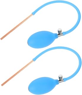 MUCKLILY 2 Piezas De Bolsa De Soplado De Arte De Azúcar Limpiador De Plumero Bola Limpiadora De Oídos Limpiador De Oídos De Silicona De Bulbo Herramientas De Azúcar Soplador