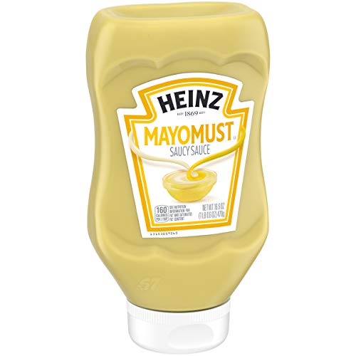 Heinz Mayomust Mayonnaise & Mustard Sauce Mix (16.6 Oz Bottle) #TOP2