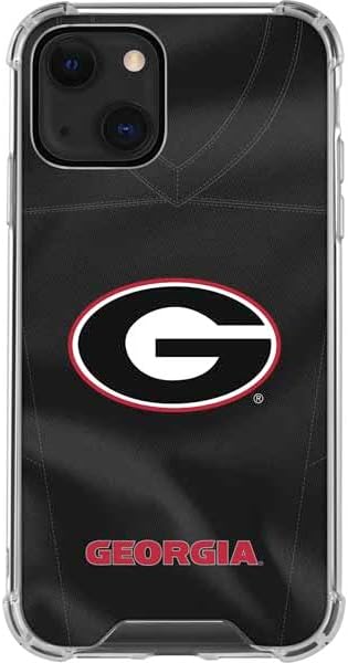 Skinit Clear Phone Case Compatible with iPhone 13 Mini - Officially Licensed University of Georgia Bulldogs Design