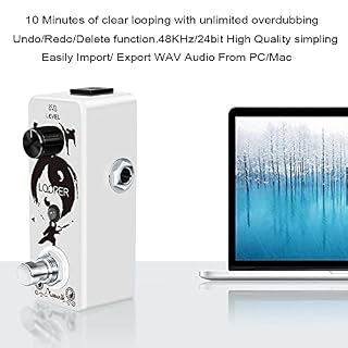 Amuzik Looper Guitar Pedal Unlimited Overdubs 10 Minutes of Looping, 1/2 time With USB to Import and Export Loop 3 Mode… - Les Beatles, Paul McCartney, John Lennon, RIngo Starr, George Harrison Amuzik Looper Guitar Pedal Unlimited Overdubs 10 Minutes of Looping, 1/2 time With USB to Import and Export Loop 3 Mode… – Image 3