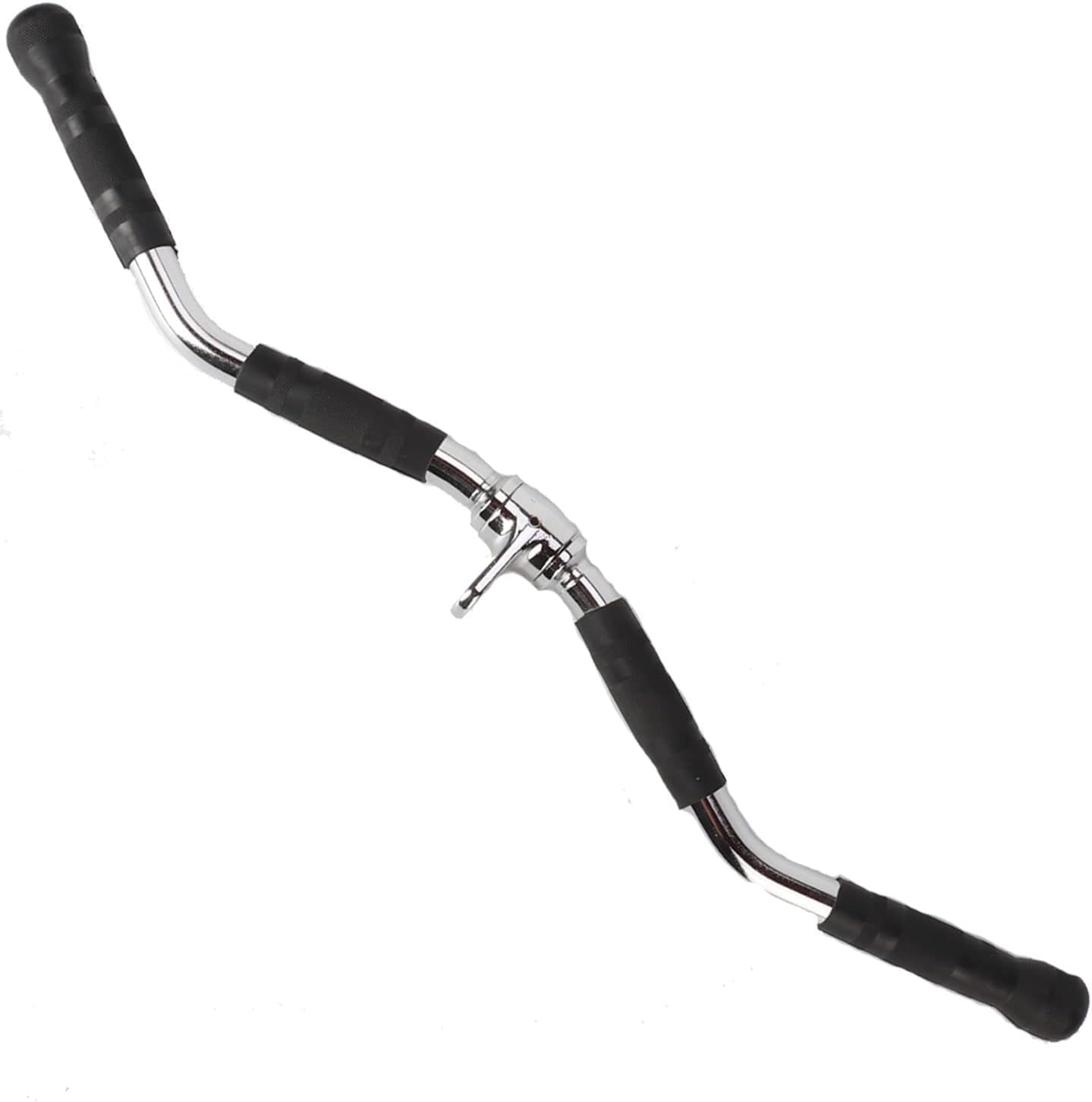 tonchean Barra de tracción hacia abajo, barra de tracción hacia abajo, tipo W, cable de fijación a máquina, mango de fitness, barra desplegable de tríceps, barra de polea de presión para abdominales