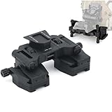 LEESEN Metal Binocular Bridge System Modular Night Vision Goggles Mount Helmet Bracket NVG Mounts for The MUM-14 & GT-14 PVS14 Night Vision Goggles for L4 G24 Mounting Fast Helmet
