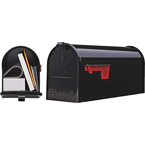 Post Mounted Mailbox Color: Black