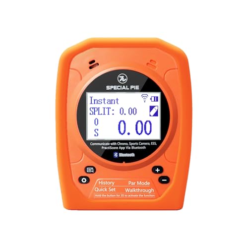 Temporizador de disparos y funda de silicona naranja