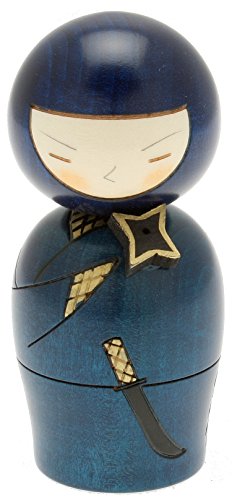 Muñeca Japonesa Usaburo Kokeshi miniatura 1