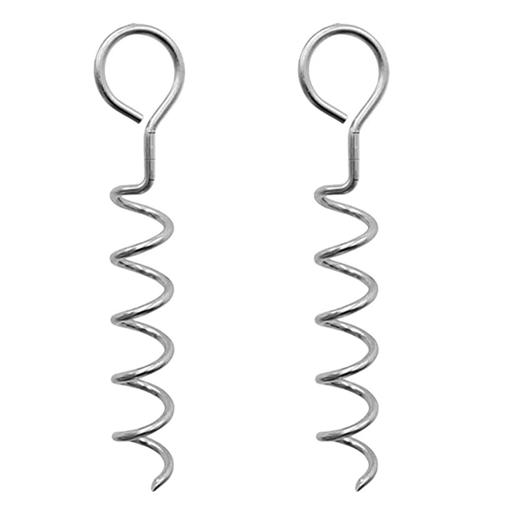 Akfldms Trampoline Stakes,Corkscrew Shape Trampoline Anchor Kit Steel Spiral Stakes,Ground Stake for Trampolines Tents Swing,B