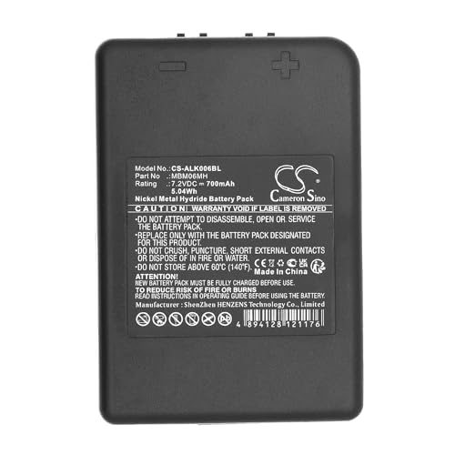 TCTK Akku 700mAh Kompatibel mit [Autec] E16 KTC, E16 Sirio 42, Funkfernsteuerung Modular MJ, Funkfernsteuerung Modular MK, MJ, DF, MJ04, MK, Plus, FBA