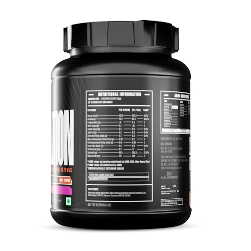 Image of The Isolation Pure Whey Isolate With Digestive Enzymes | 25g Protein | 5.6g BCAAs | 150mg Digestive Enzyme | Zero Added Sugar | Whey Isolate (907 gm, Ice Cream)