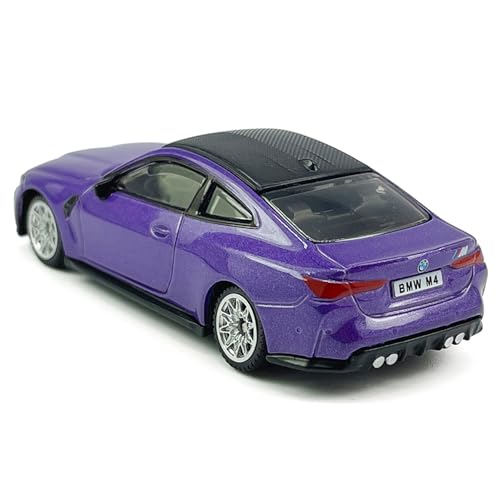 Modelo de Auto 1:64 Escala 2022 M4 G82 Morado miniatura 5