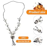 Zoom IMG-1 collana con teschio halloween skeleton Zoom IMG-1 collana con teschio halloween skeleton