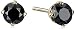 1/2 cttw Black Diamond Stud Earrings 14k Yellow Gold