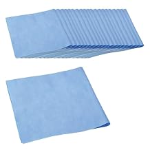 Autoclave CSR Sterilization Wrap, 20 x 20, 50 Pack, Breathable, Liquid Repellent, Disposable Sterile Pads for Medical, Blue