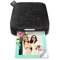 HP Sprocket Stampante fotografica istantanea portatile 5x7.6 cm (Nero) Stampa le immagini su carta...