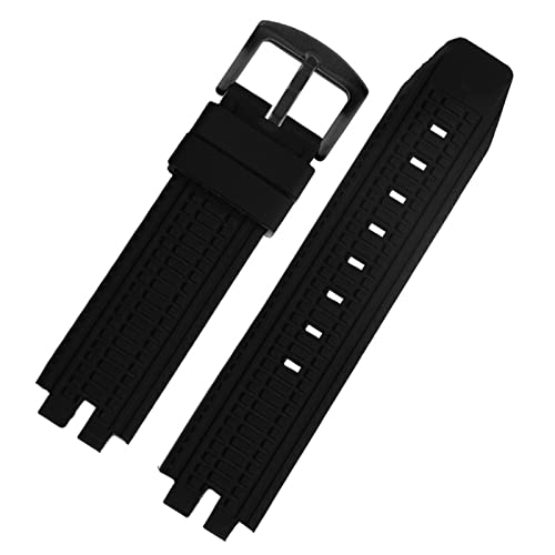 Bracelet en silicone pour CASIO PRW3000 PRW6000 rechange montre sport noir