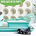 GreenLife Healthy Ceramic Nonstick, 8.5" x 4.4" Loaf Pan for Cake Bread Meatloaf and More, PFAS-Free, Turquoise