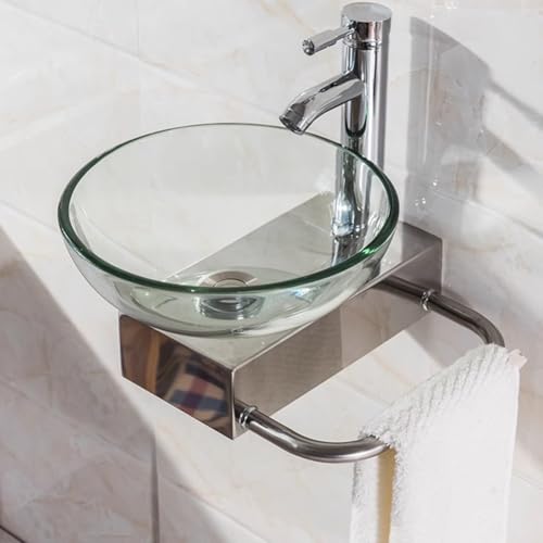 HEFJIAYCIQ �����K���X�ی^�{�E���^���ʊ�A�Ǌ|�����N���[�N���[�����ʑ�A���ʉ��ϑ�L���r�l�b�g�ƃz�e���p���ʑ䏬�^�J�E���^�[�g�b�v�{�E��,Clear,31cm