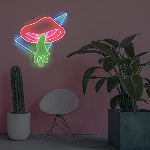 Ulalaza LED Neon Sign Fungo Luce notturna per