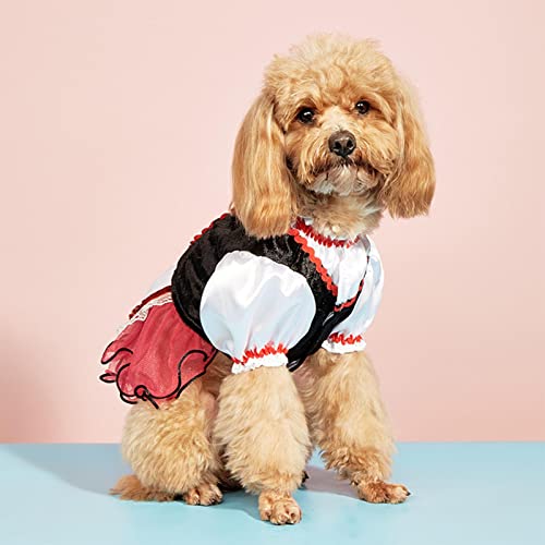 Vestidos femininos pequenos para cães – Saia respirável para filhotes | Roupas para animais de estim