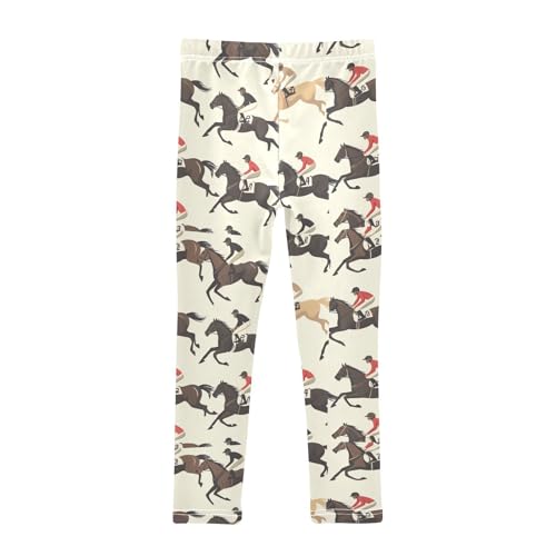 ZZKKO Girls Leggings Horse Riding Toddler Girls Clothes Leggings for Girls Toddler Girls Leggings 3-4T2