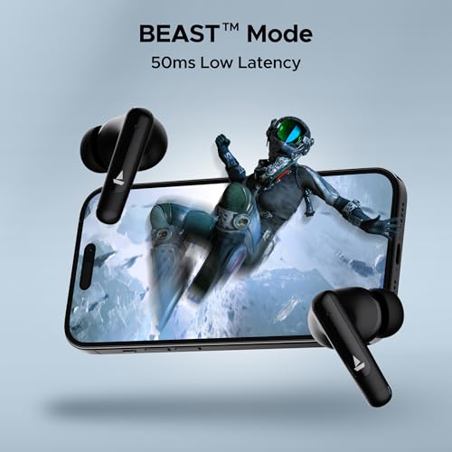 Image of Boat Airdopes Unity ANC TWS in Ear Earbuds with Up to 50 Hours Total Playback, ANC Upto 32 dB, Dual Mics with ENx Tech, IPX5 Rating, IWP Tech and ASAP Charge(Black)