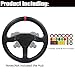 Obokidlyamor Replace 13 inch lightweight Original Leather Steering Wheel Panel For LOGITECH G PRO RS50 Base Racing Wheel Hub; For Logitech G RS PRO Sim Wheel Mod GT3 GT4 Game
