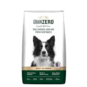 Signature Grain Zero Real Chicken, Egg and Vegetables Adult Dry Dog Food 3kg