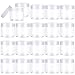 20 PCS 2oz Plastic Empty Jars with Lids(White),Wide-Mouth Refillable Storage Containers for Cosmetics,Empty Storage Container for Candy,Beads,Slime Making,Crafts,Creams,Gifts
