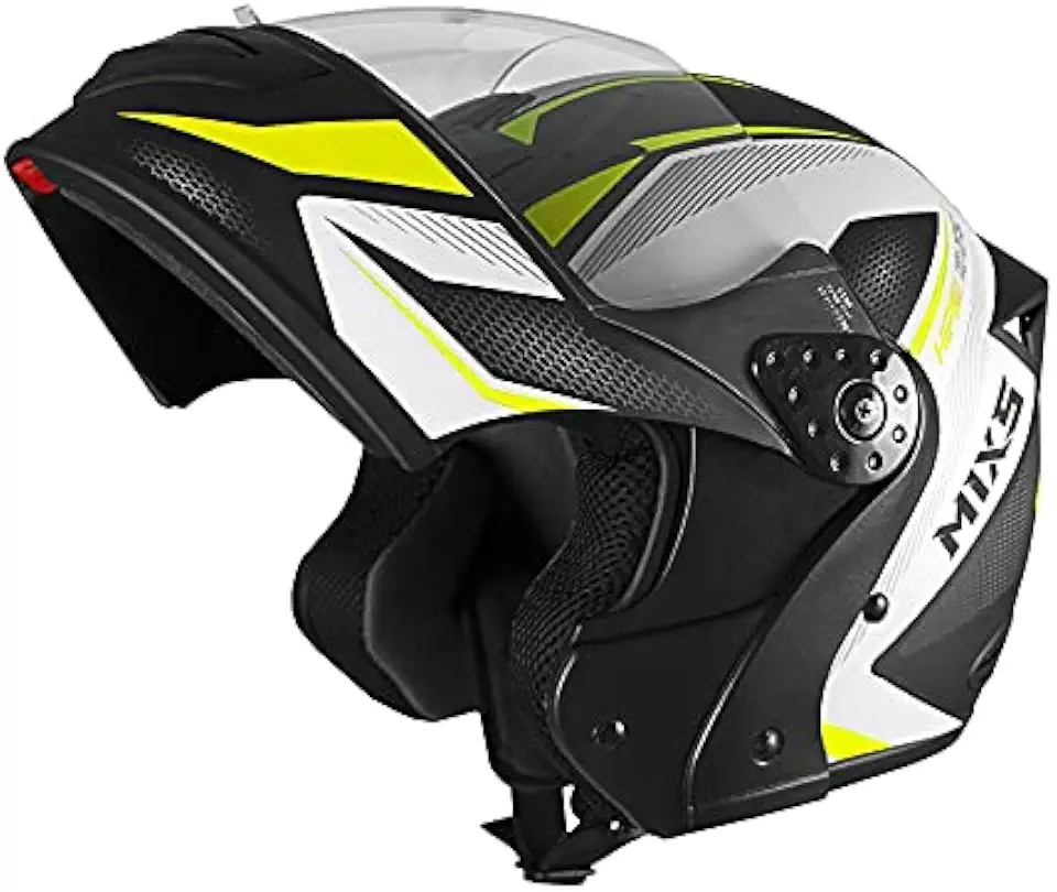 Capacete de Moto Mixs MX Gladiator Articulado Escamoteável Robocop