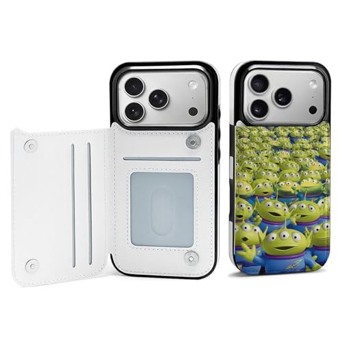 手帳型 トイストーリー エイリアン 対応 iPhone 17 Pro ケース カード収納 スマホケース 財布型 携帯ケース 軽量 全面保護 スタンド機能
