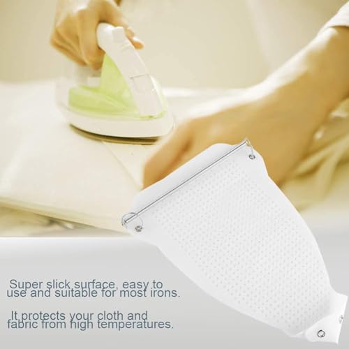 Image of Steam Iron Teflon Shoe Cover - Non-Stick Plate Protector for Clothes | Anti-Scorch, Heat-Resistant Ironing Accessory | Quick-Install Cover Fits Most Standard Steam Irons