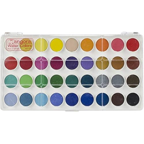 Talens Angora 36-Pan Watercolour Set, Easy to Use, Non-Toxic by Talens - Used condition - US$16.41