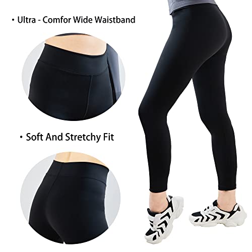 Kiderence Toddler Little Girls Athletic Leggings Yoga Pants Girls Compression Leggings3