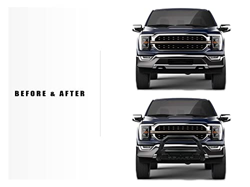 Armordillo Rayden Series Bull Bar Compatible with 2021-2024 Chevy Tahoe/Suburban|8722541|Matte Black|Front Bumper Guard|Bull Guard by ARMORDILLO - Image 9