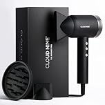 CLOUD NINE The Airshot Pro Hair Dryer | Powerful Salon Self Clean Mode Long Lasting Temperature Control | Eco Precision Motor Magnetic Diffuser | 1600W Lightweight & Portable