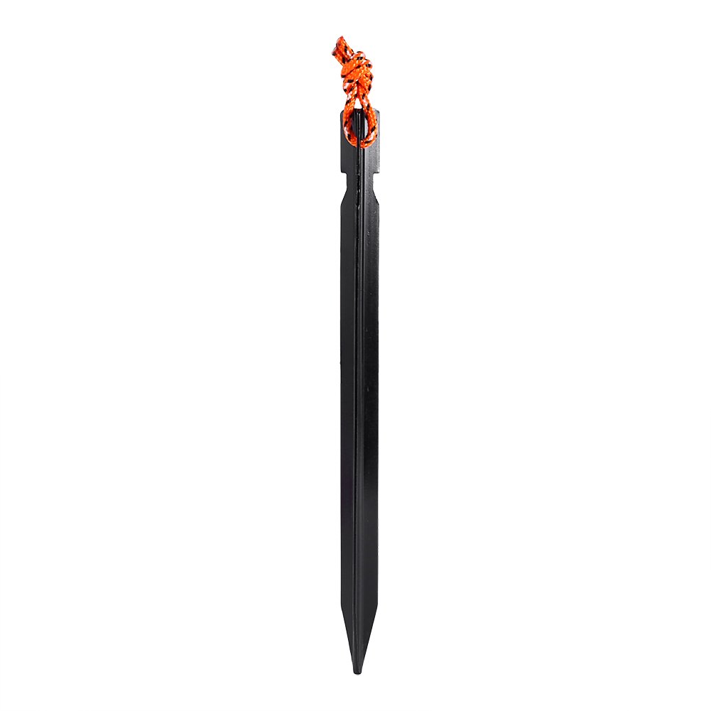 20 Picchetti Da Tendone In Alluminio 18 Cm Con Corde Riflettenti – Antitempesta, Leggeri, Con Borsa