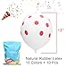 PeStary 12 Inches Latex Assorted MultiColor Polka Dot Balloons Birthday Festival Party Supplies Colorful 100 Pcs (Colorful 01)