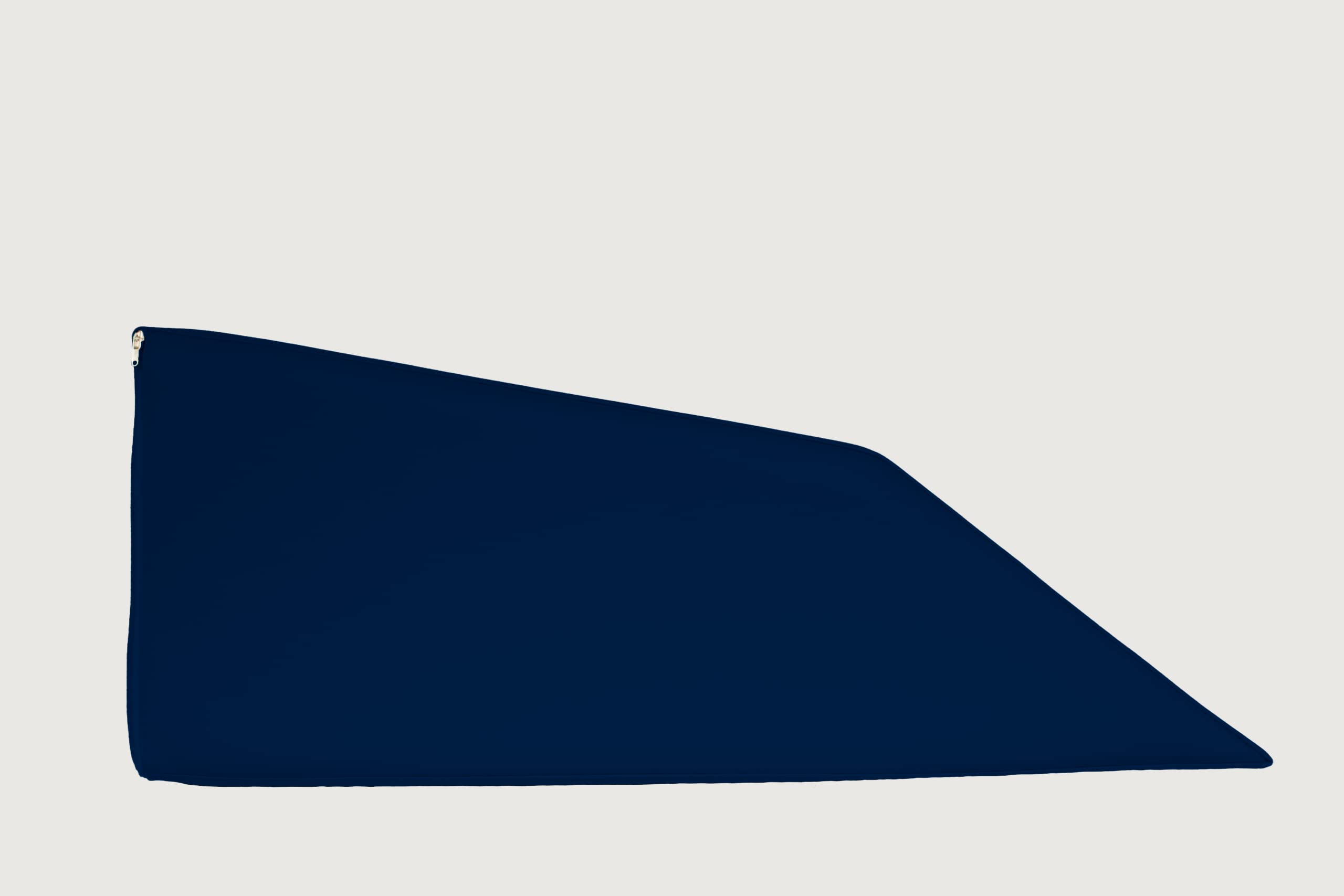 nudischer fulcio752 Lymphdrainage Beinkeil 70x55x28cm, Kunstleder saphirblau, Lymphkissen