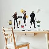 RoomMates RMK3946SCS Captain Marvel Peel and Stick Wall Decals