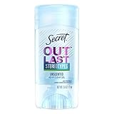 Secret Outlast Antiperspirant & Deodorant Clear Gel, Unscented, 2.7 oz - 2pc