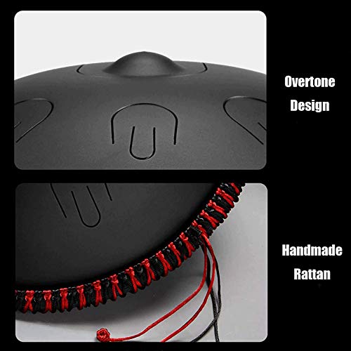 Handpan de acero 16 pulgadas 9 notas en re menor miniatura 6