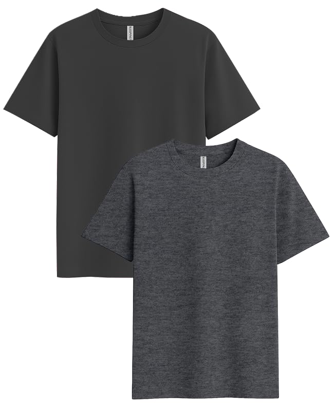 Image of Sleepynuts Women's S to 3XL Premium Half Sleeve Round Neck Plain Combed Cotton Tshirt Pack of 3 Loose Fit T-Shirts Combo