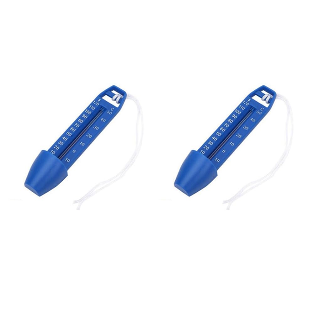 Ctrlzs Red 2X Swimming Pool Thermometer - Swimming Pool Thermometer - Outdoor And Indoor Spa Thermometer-16.7Cm