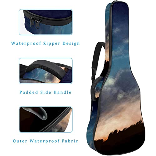 Housse imperméable pour guitare acoustique avec double bandoulière et poche Motif peinture à l’huile Bleu, Multicolore… - Les Beatles, Paul McCartney, John Lennon, RIngo Starr, George Harrison Housse imperméable pour guitare acoustique avec double bandoulière et poche Motif peinture à l'huile Bleu, Multicolore… – Image 5