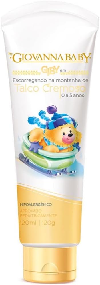 Frete Grátis Recorrente Talco Cremoso Giovanna Baby Giby 120g