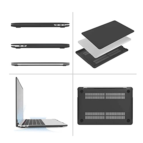 Image of MOSISO Compatible with MacBook Pro 13 inch Case M2 2025, 2024, 2023, 2022-2016 A2338 M1 A2251 A2289 A2159 A1989 A1708 A1706, Plastic Hard Shell&Keyboard Cover&Screen Film&Storage Bag, Space Gray