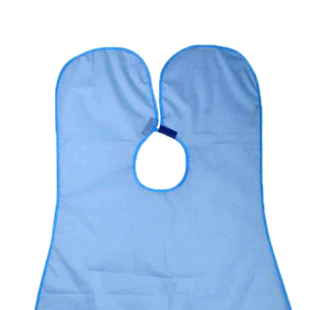 T.O.G. Waterproof Hair Beard Apron Catcher Shave Men's Facial Cape Trim Light Blue-picture-29