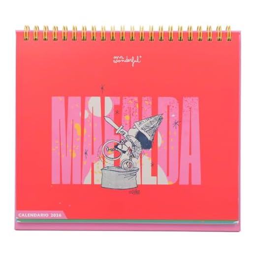 Mr Wonderful - Calendario de sobremesa 2026 - Mafalda