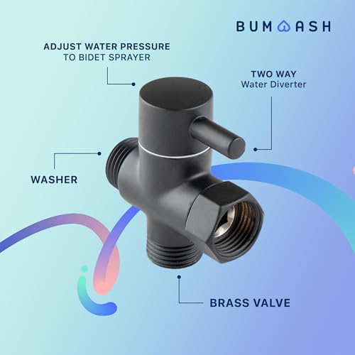 Bumwash Handheld Bidet Spray Set - Sturdy Hand Held Bidet Toilet Sprayer with Longer Bidet Hose - Stainless Steel Toilet Washer - Serves As Bathroom Cleaner, Cloth Diaper Sprayer - Soft & Jet Spray - Image 6