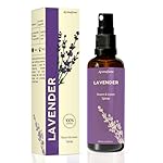 Lavender Room, Linen & Pillow Spray by Aromafume | 100ml/3.38 fl oz | with Pure Lavender Essential Oil | Aromatherapy Spray for Relaxation, Sleep & Stress Relief | Mist for Bedding, Fabrics